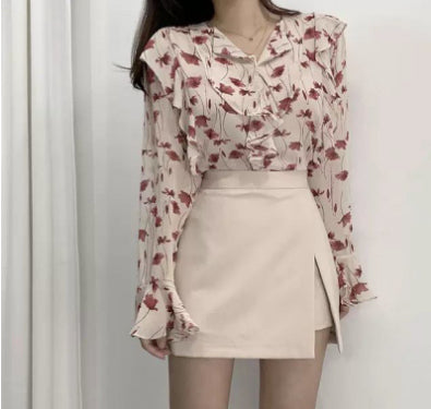 Minifalda Estilo Coreano Delicada Mujer