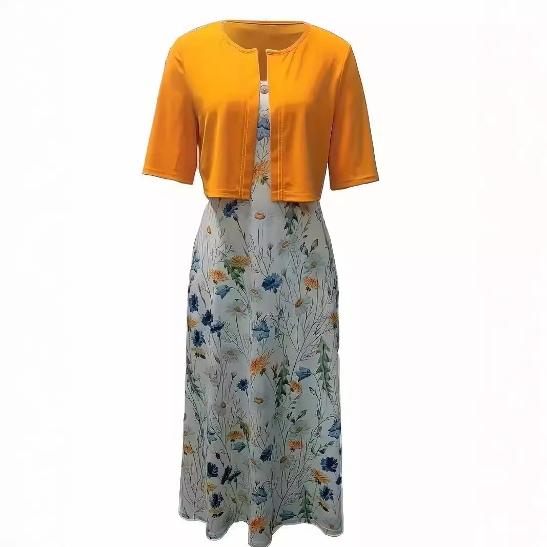Vestido Maxi Sofisticado Mujer Elegante Línea A