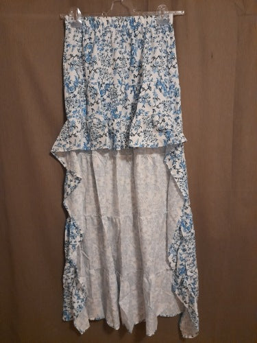 Falda Midi Mujer Estampado Floral Chifón Casual