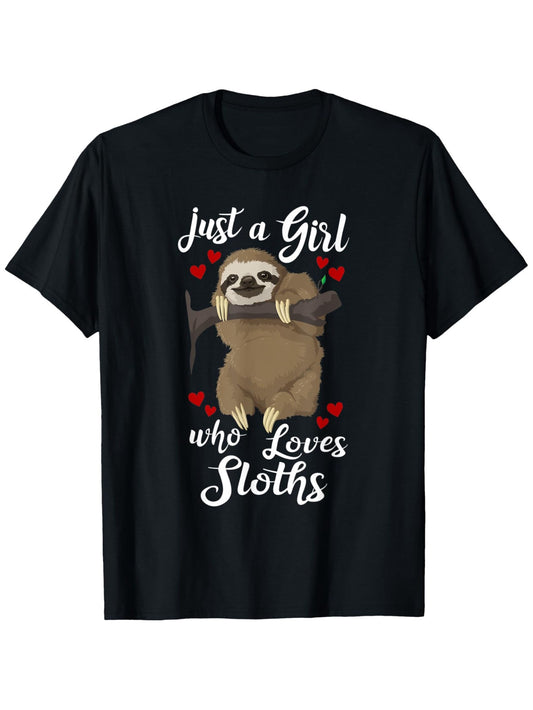 Sloth Animal T-Shirt - Round Neck