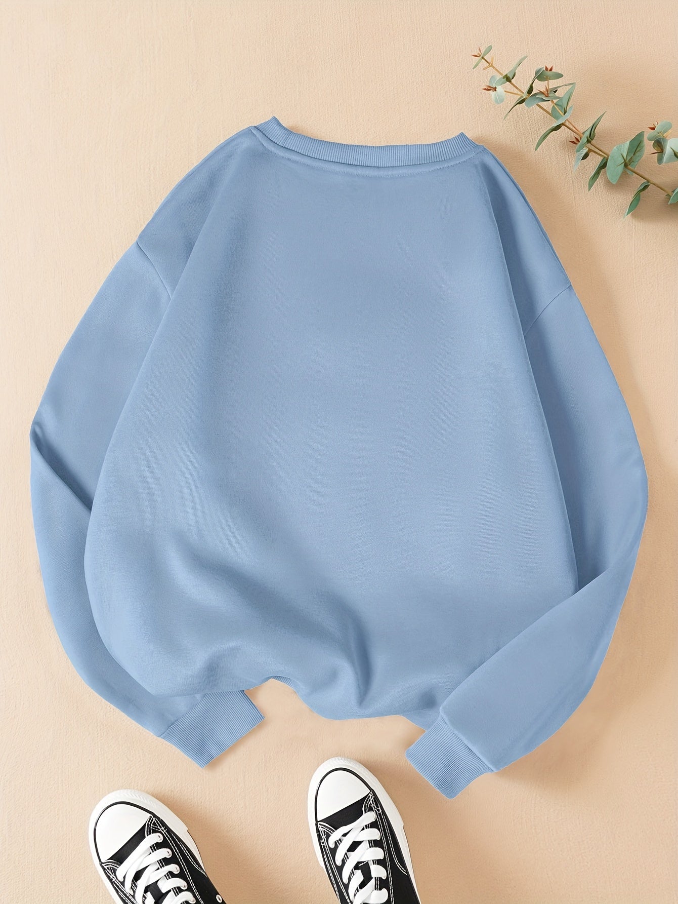 Sudadera Estampado Gráfico - Cuello Redondo Manga Larga Casual