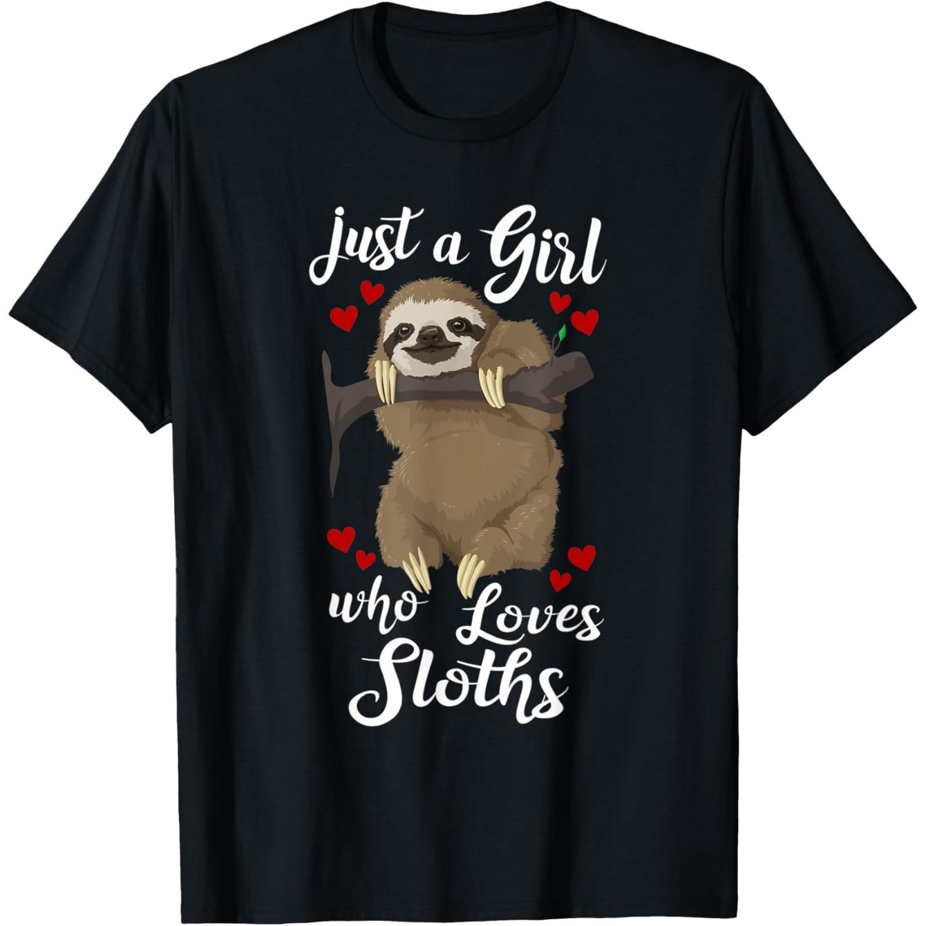 Sloth Animal T-Shirt - Round Neck