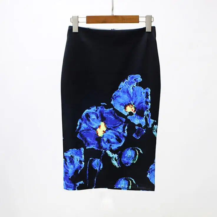 A-Line Midi Skirt - Belted Korean Workwear