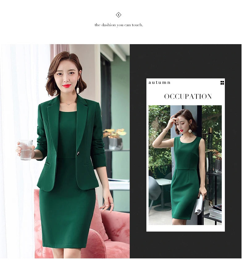 Professional Blazer - Slim Single Button Dress Suit
