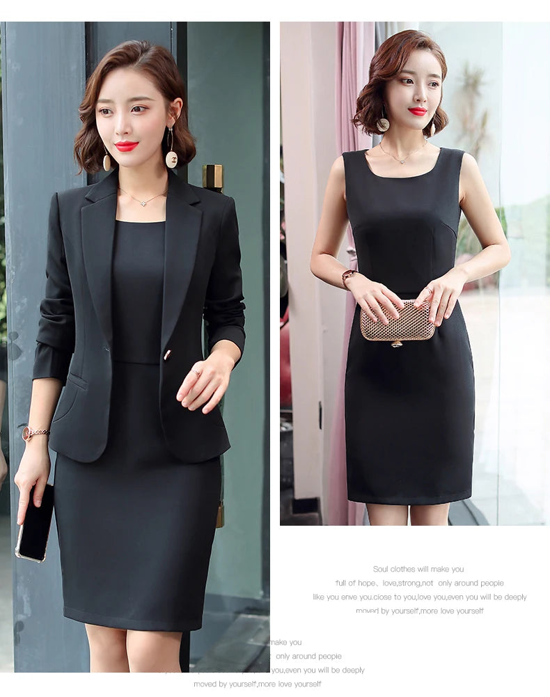Professional Blazer - Slim Single Button Dress Suit
