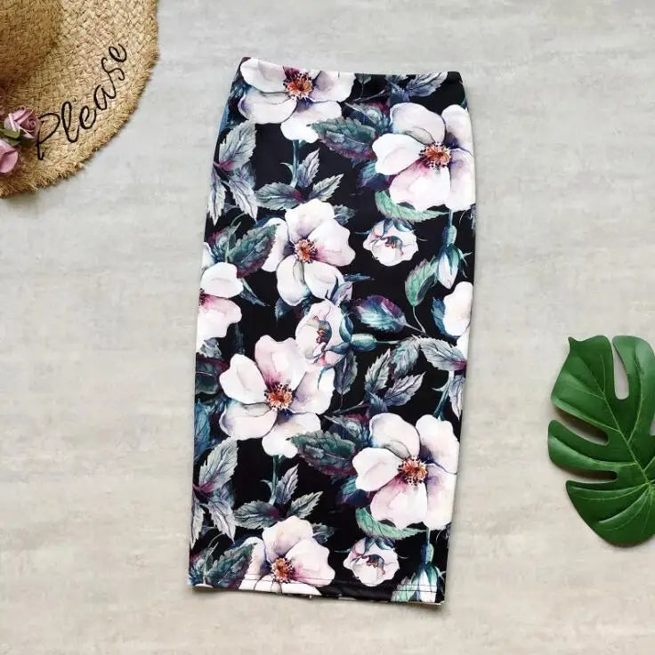 A-Line Midi Skirt - Belted Korean Workwear