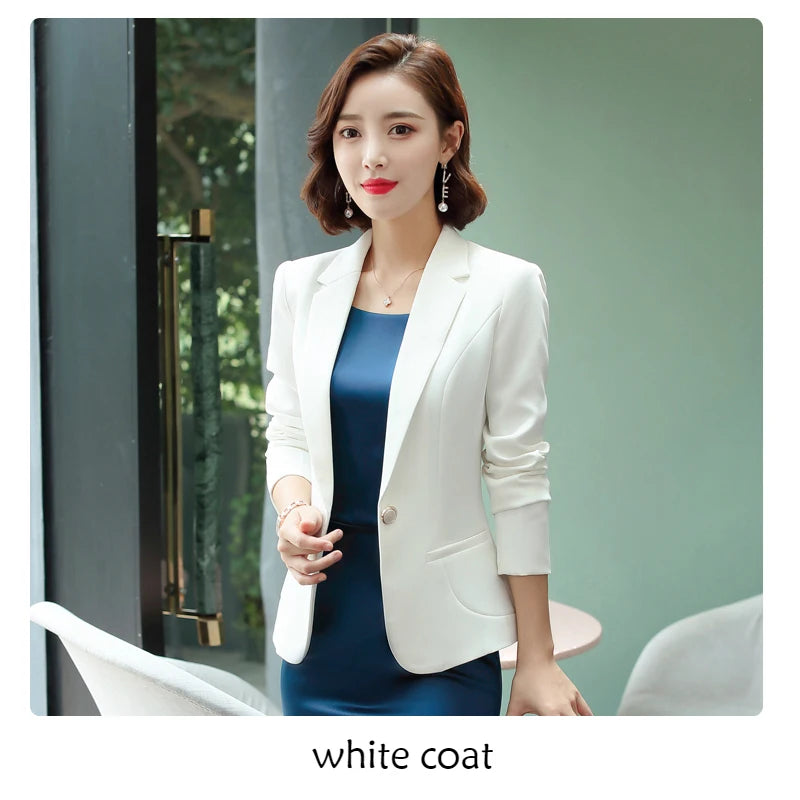 Professional Blazer - Slim Single Button Dress Suit