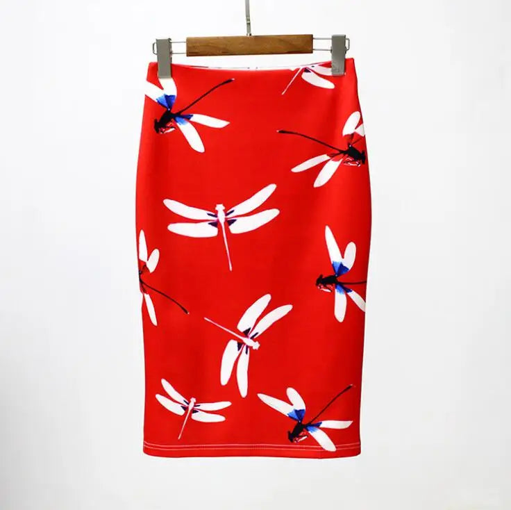 A-Line Midi Skirt - Belted Korean Workwear