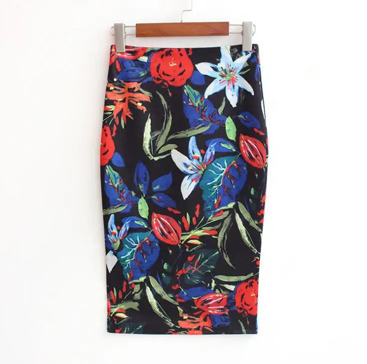 A-Line Midi Skirt - Belted Korean Workwear