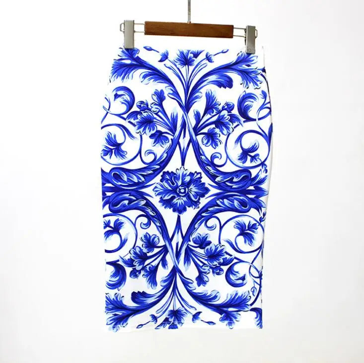 A-Line Midi Skirt - Belted Korean Workwear