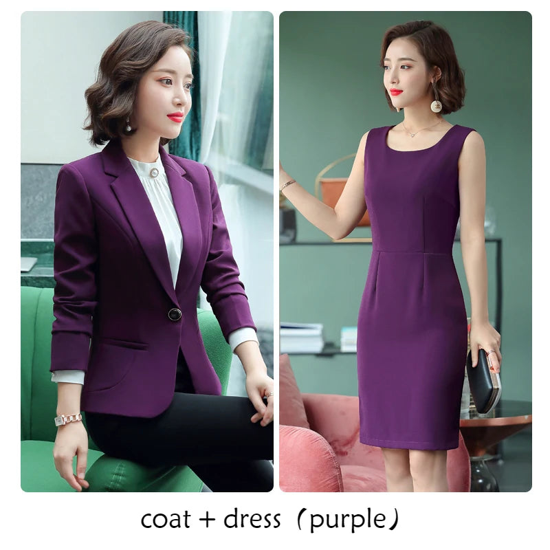 Professional Blazer - Slim Single Button Dress Suit