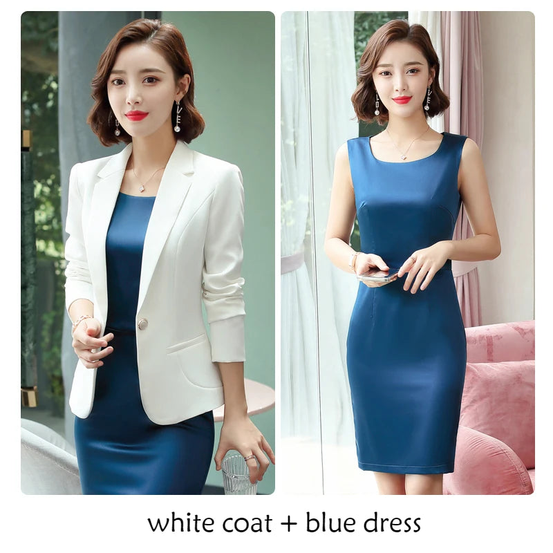 Professional Blazer - Slim Single Button Dress Suit