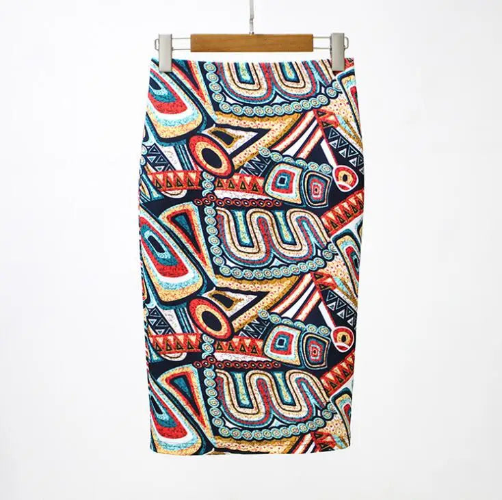 A-Line Midi Skirt - Belted Korean Workwear