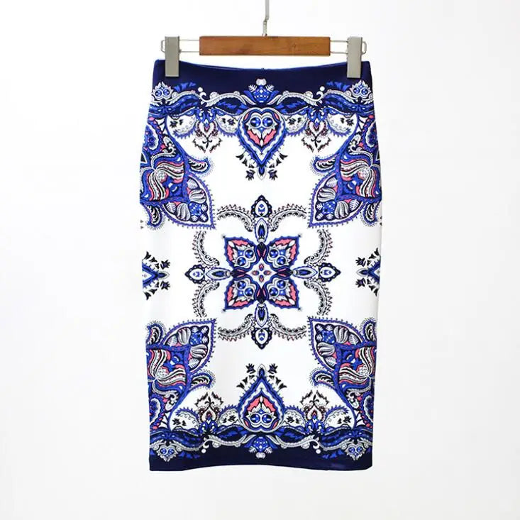 A-Line Midi Skirt - Belted Korean Workwear