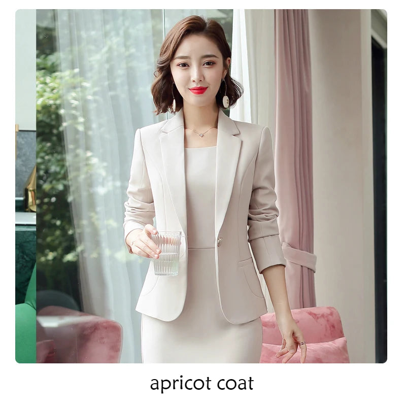 Professional Blazer - Slim Single Button Dress Suit