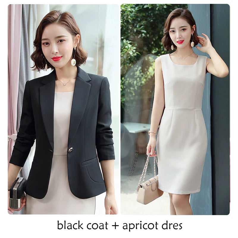Professional Blazer - Slim Single Button Dress Suit