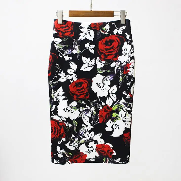 A-Line Midi Skirt - Belted Korean Workwear