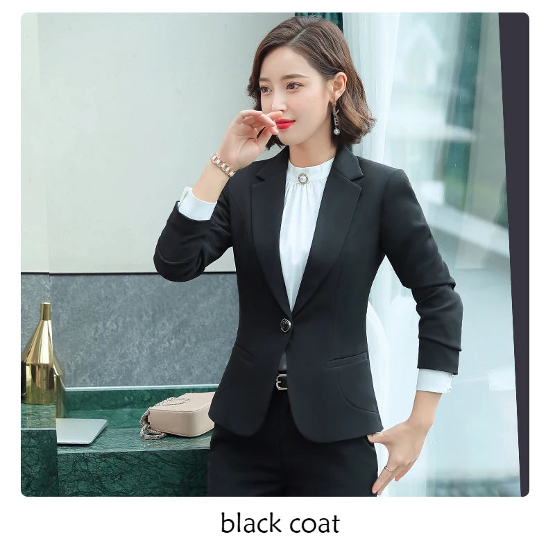 Professional Blazer - Slim Single Button Dress Suit