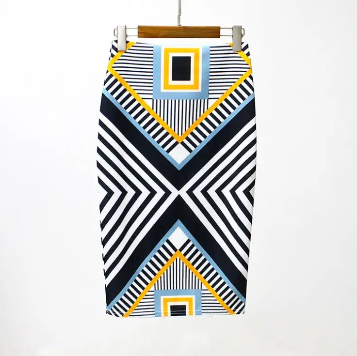 A-Line Midi Skirt - Belted Korean Workwear