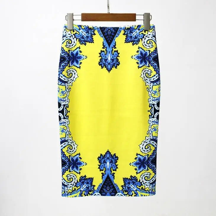 A-Line Midi Skirt - Belted Korean Workwear