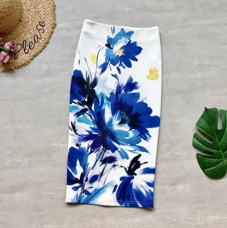 A-Line Midi Skirt - Belted Korean Workwear