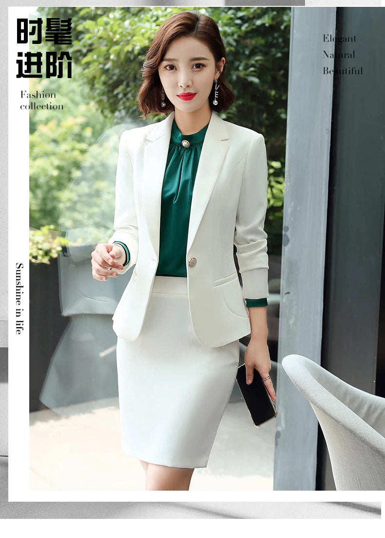Professional Blazer - Slim Single Button Dress Suit