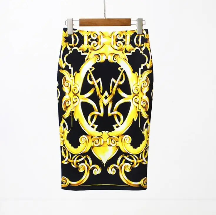 A-Line Midi Skirt - Belted Korean Workwear