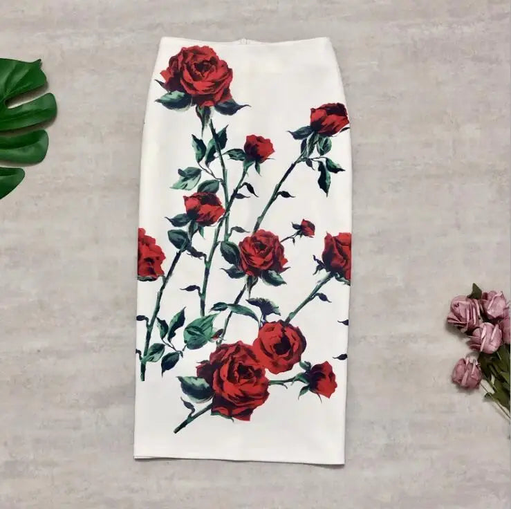 A-Line Midi Skirt - Belted Korean Workwear