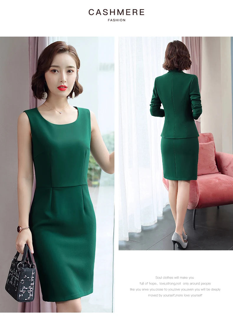 Professional Blazer - Slim Single Button Dress Suit
