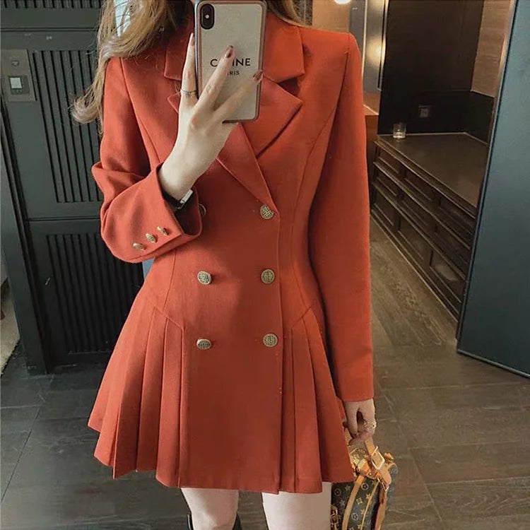 Business Suit - Hepburn French Style Black Dress