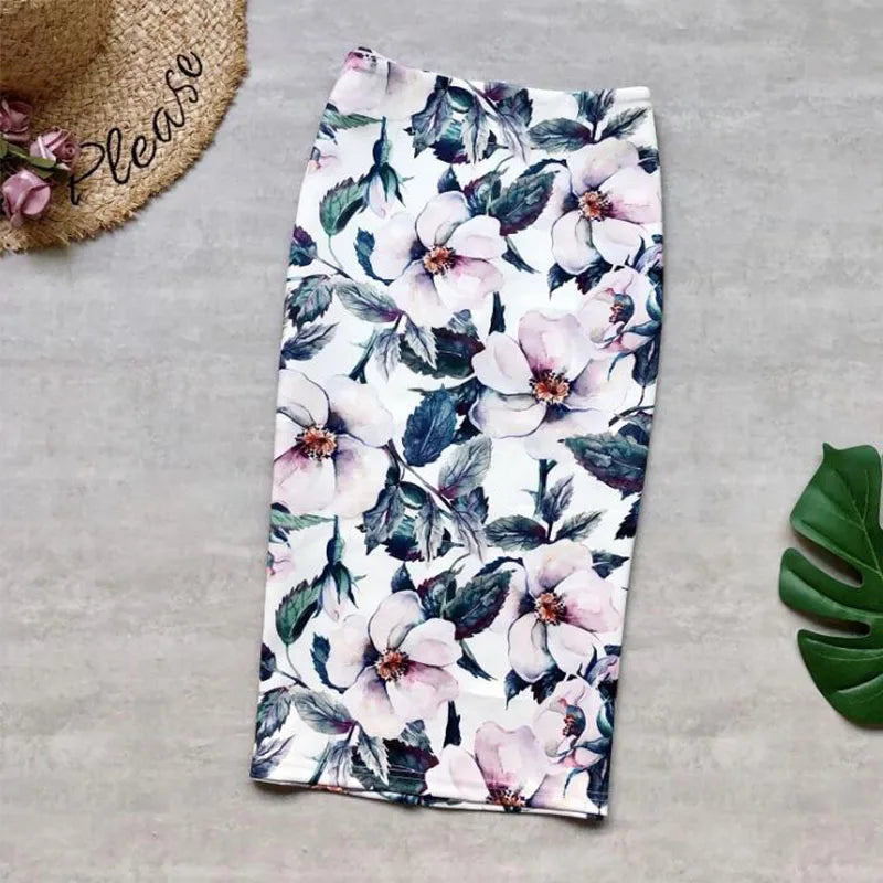 A-Line Midi Skirt - Belted Korean Workwear