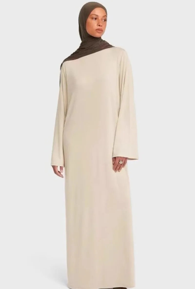 Vestido Largo Abaya Mujer Estilo Árabe Kaftan Holgado
