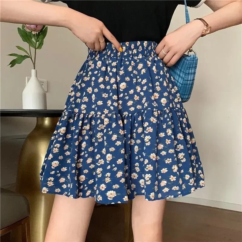 PU Leather Mini Skirt - High Waist Hip Wrap