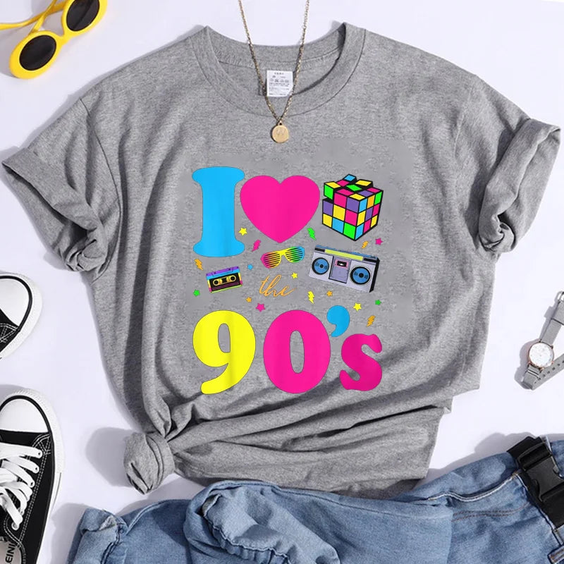 90's T-Shirt - Casual Loose Fit