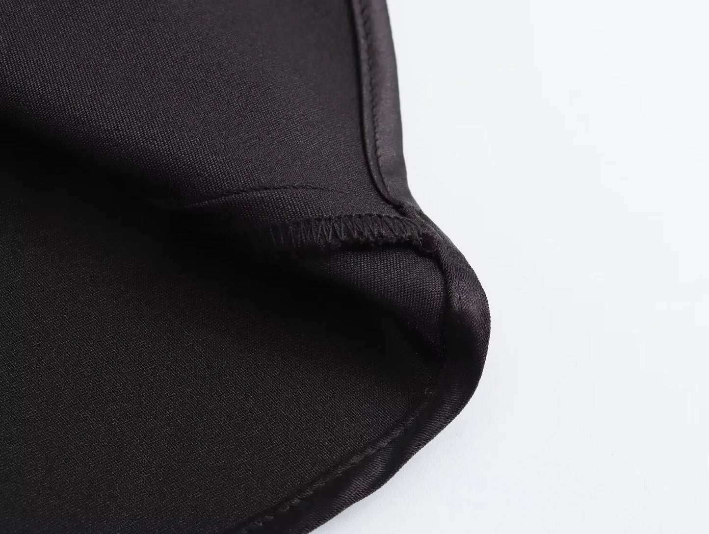 Satin Midi Skirt - High Waist