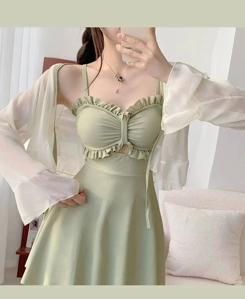 Vestido Playa Cubre Abdomen - Conservador Estilizante Verano