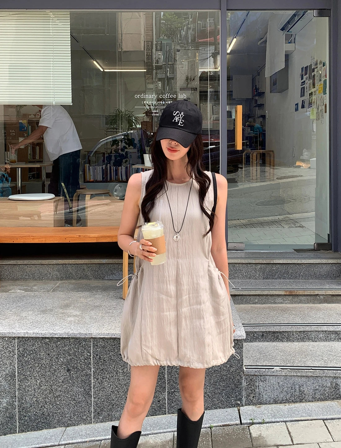 Denim Jumpsuit Set - Kids Two Piece Light Blue