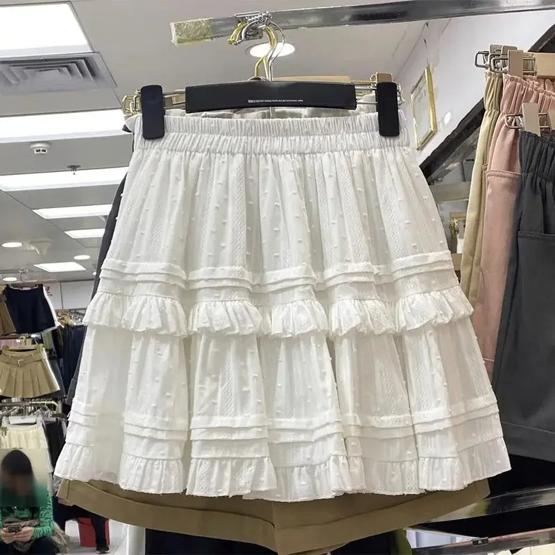 A-Line Mini Skirt - Preppy Street Style A