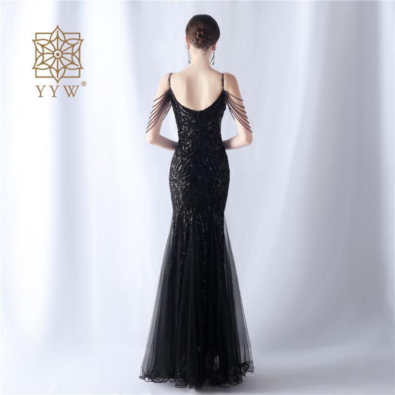 Prom Dress - Sequin Long Cocktail Luxury