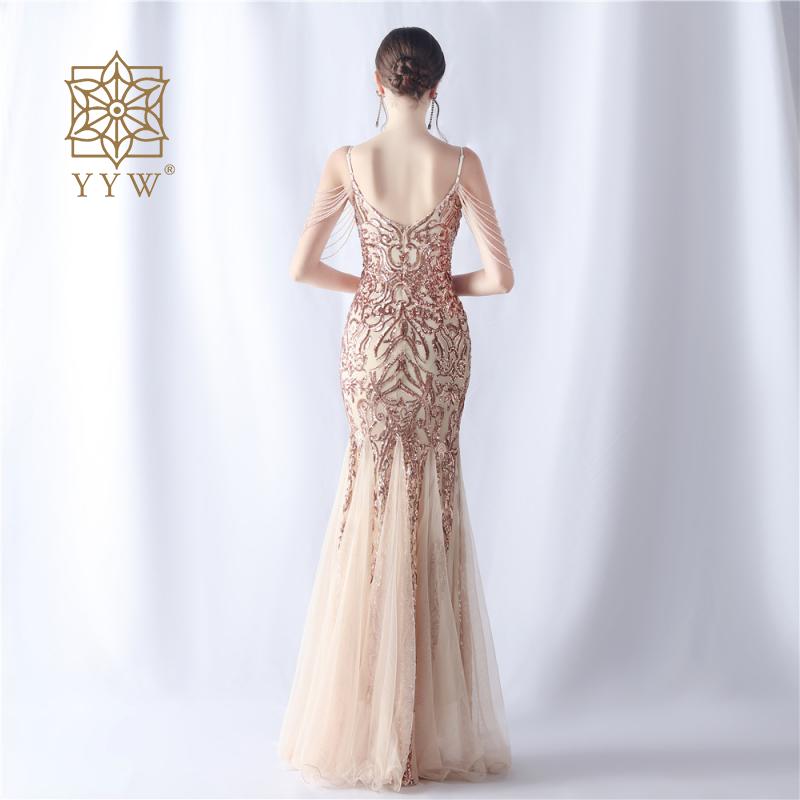 Prom Dress - Sequin Long Cocktail Luxury