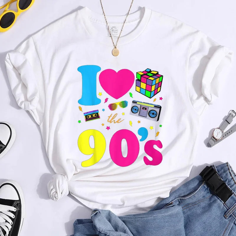 90's T-Shirt - Casual Loose Fit