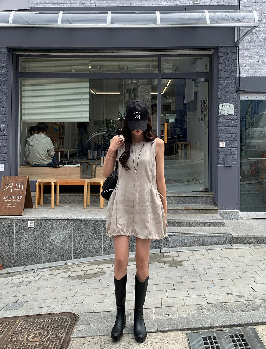 Denim Jumpsuit Set - Kids Two Piece Light Blue