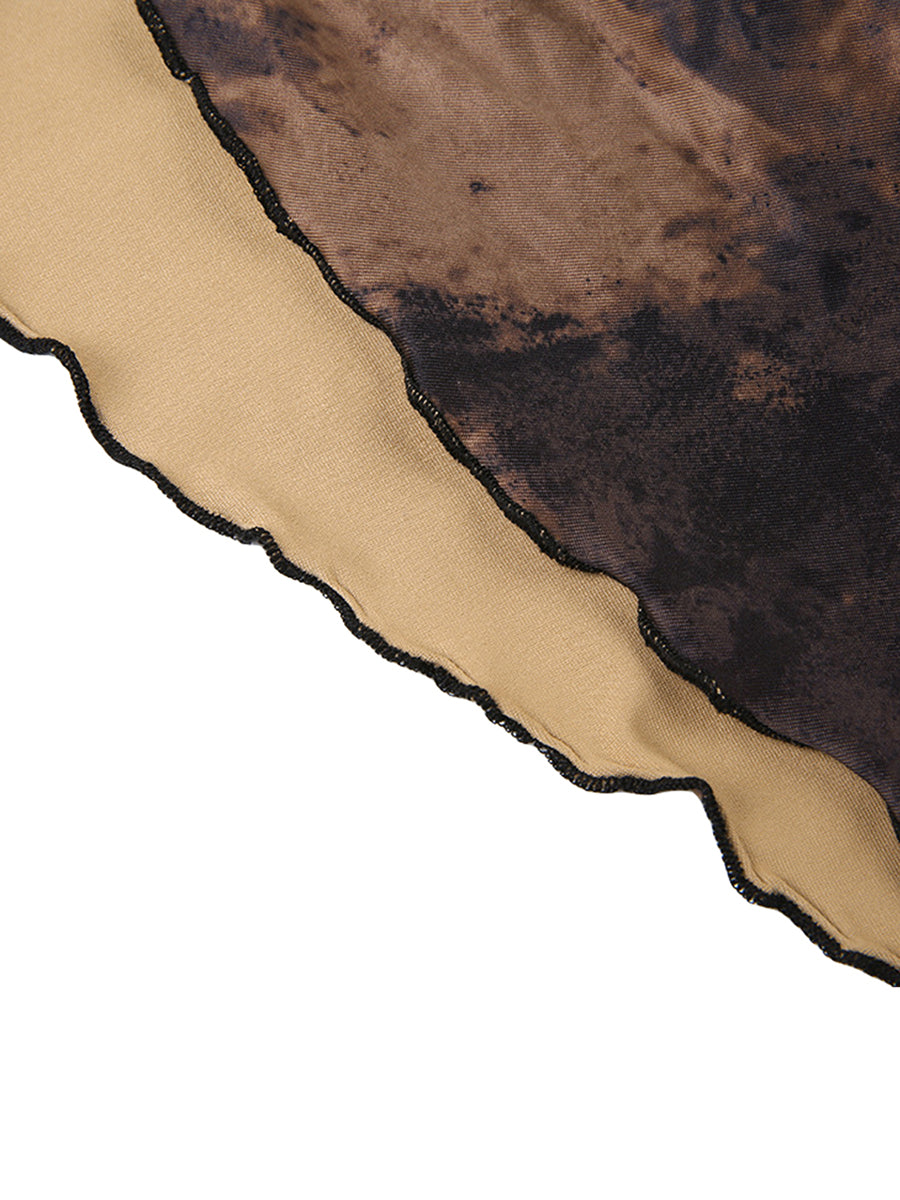 Satin Midi Skirt - High Waist Silk Long