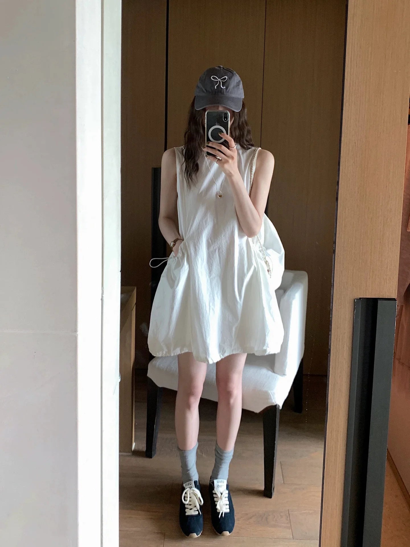 Denim Jumpsuit Set - Kids Two Piece Light Blue