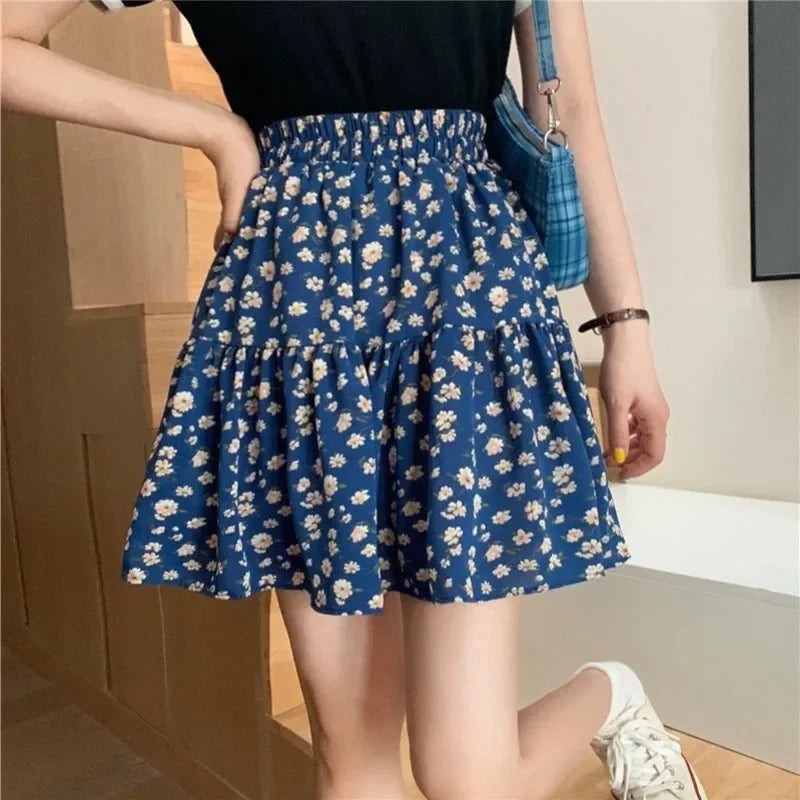 PU Leather Mini Skirt - High Waist Hip Wrap