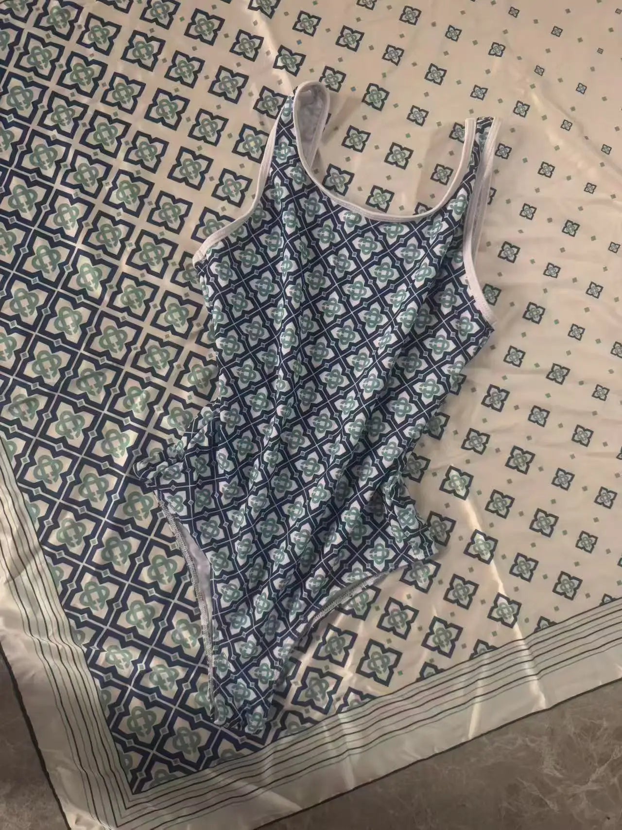 Fashion Design Scarf Swimsuits Designer Brand Women's Beachwear Scarf Bikini Sets