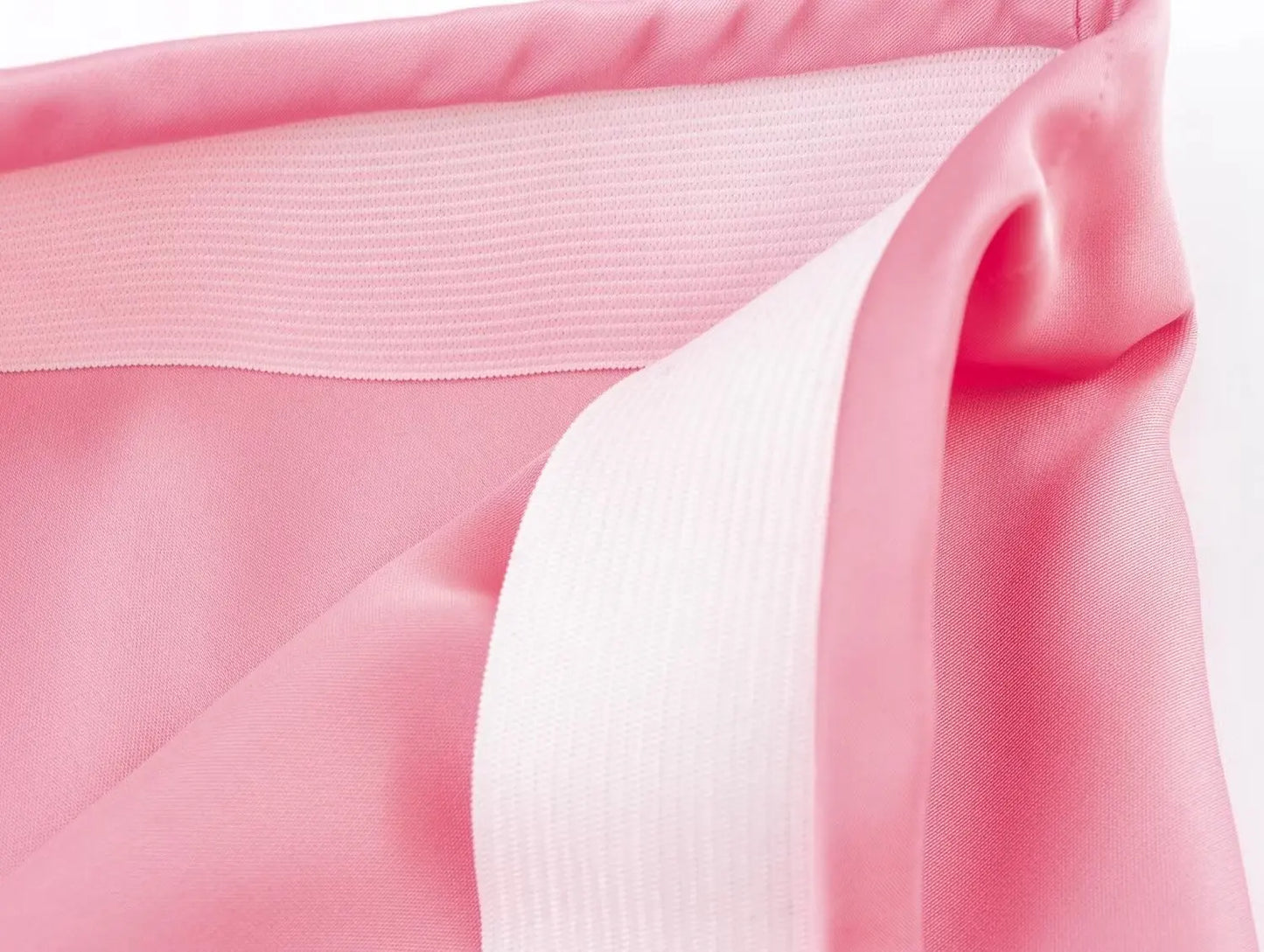 Satin Midi Skirt - High Waist