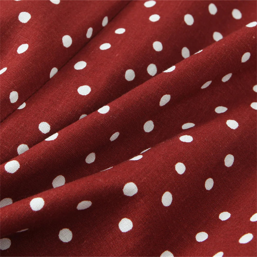 Polka Dot Dress - Slim Fit Temperament