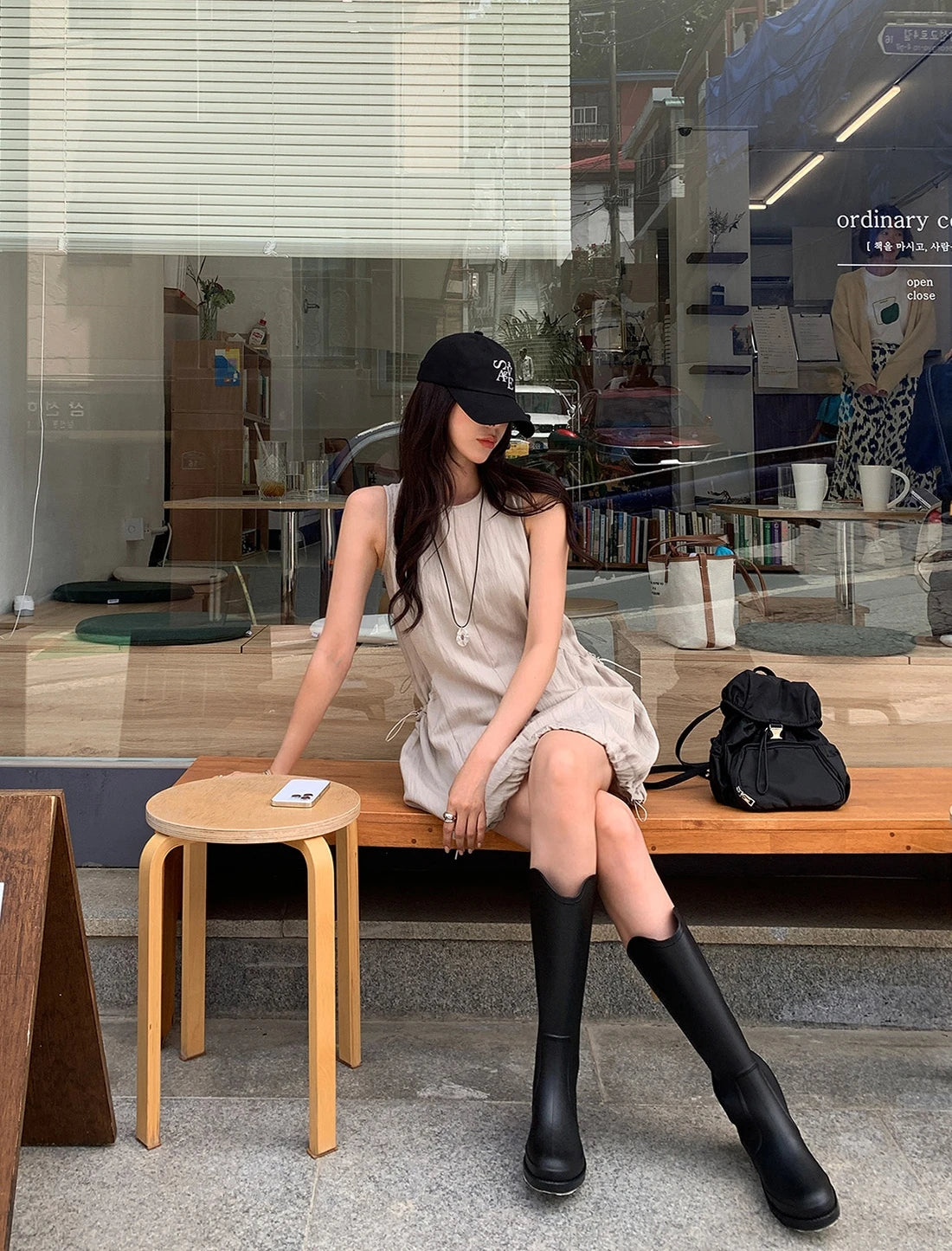 Denim Jumpsuit Set - Kids Two Piece Light Blue