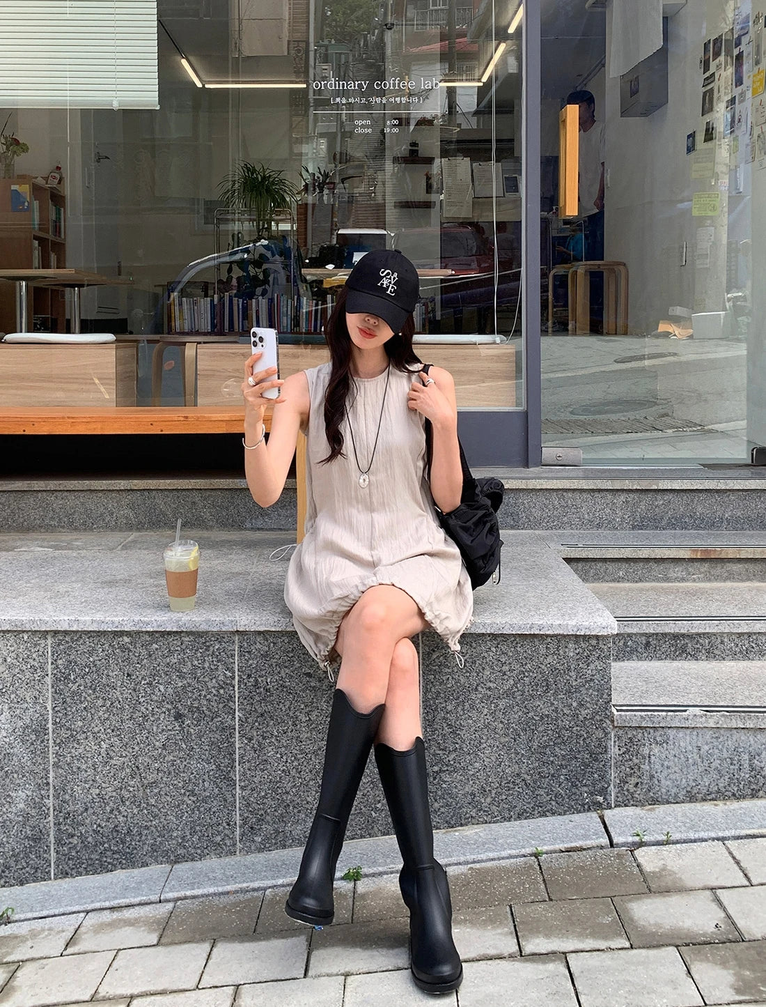 Denim Jumpsuit Set - Kids Two Piece Light Blue